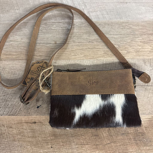 STS,NWT MINI HID CROSSBODY,BRN BLK