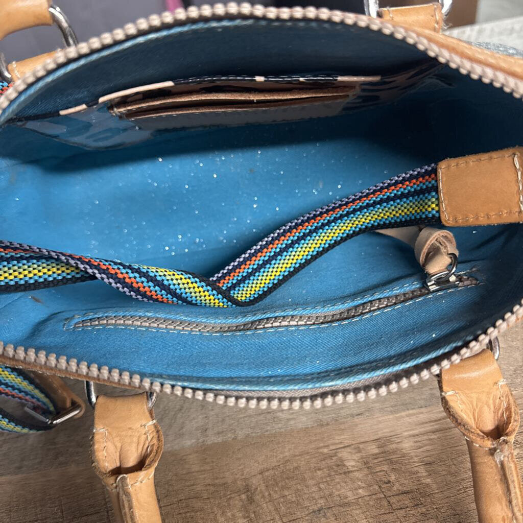 CONSUELA,CONSUELA TOMMY MINI TOTE RETAIL $225 SOLD OUT,GRY BLK CAMEL