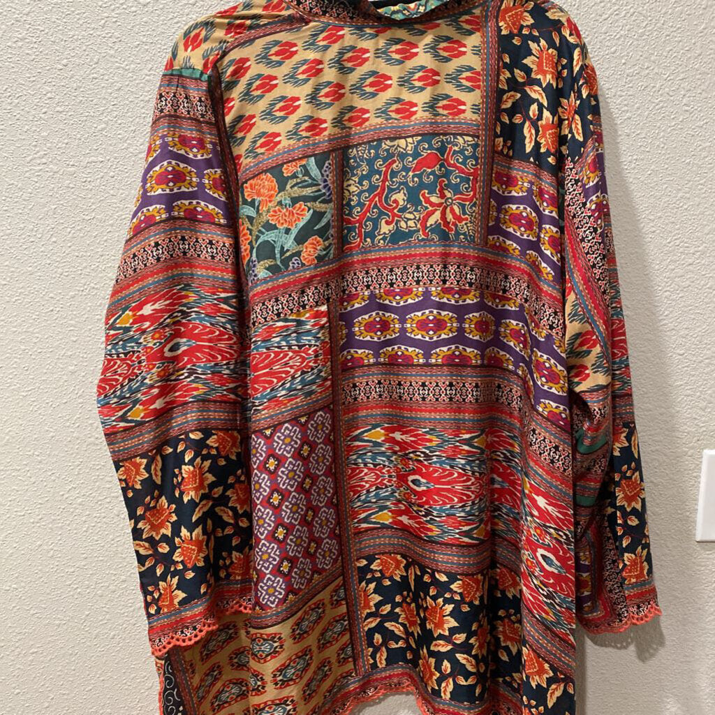 JOHNNY WAS,women,Designer,JWAS SILK BU ,MULTI,XL