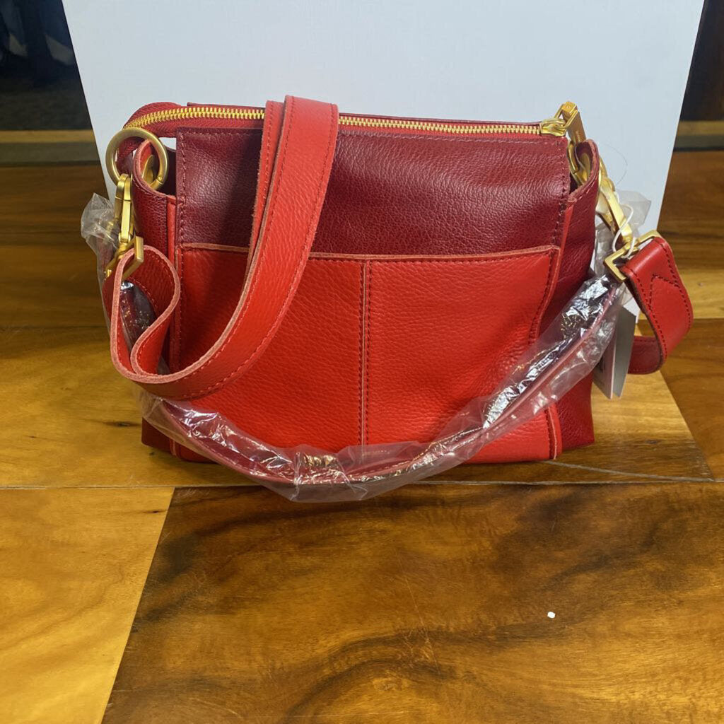 HAMMITT,HAMMITT NWT LEATHER CROSSBODY ,RED