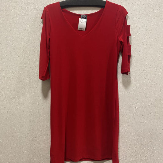 CLARA SUN WOO,women,Dresses,CSW SS,RED,XS