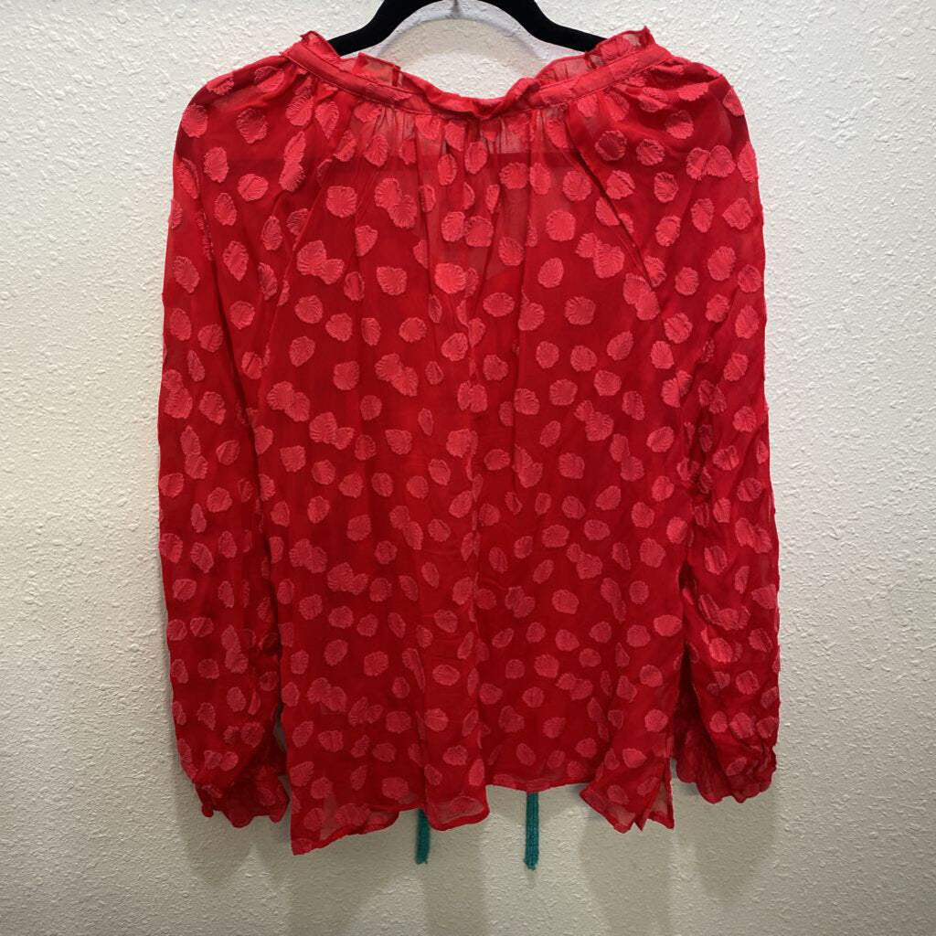 ARATTA,ARATTA SHEER LS,RED,L