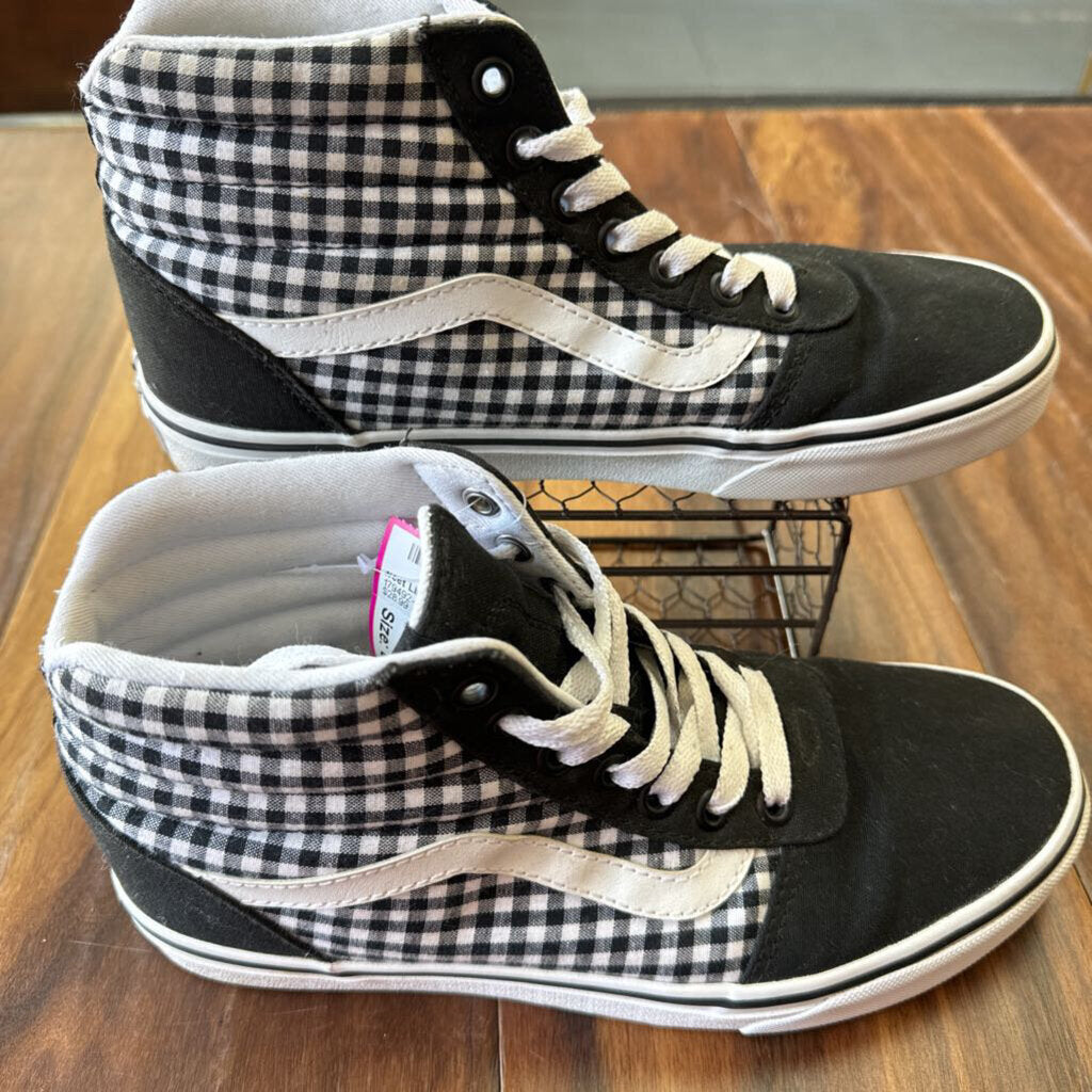 VANS, VANS HIGH TOP,B & W,8