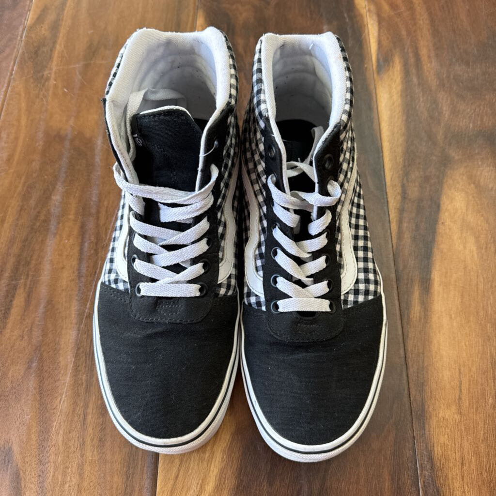 VANS, VANS HIGH TOP,B & W,8