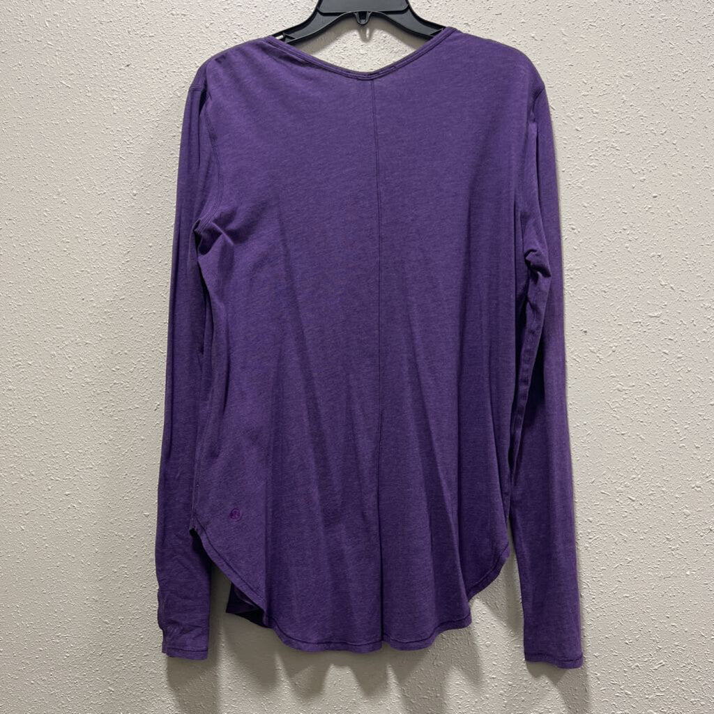 LULULEMON,women,Athletic Wear ,LULU LS,PURPLE,8