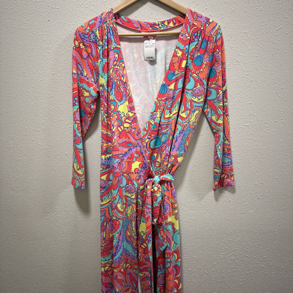 LILLY PULITZER,women,Dresses,LP MAXI WRAP ,MULTI,S