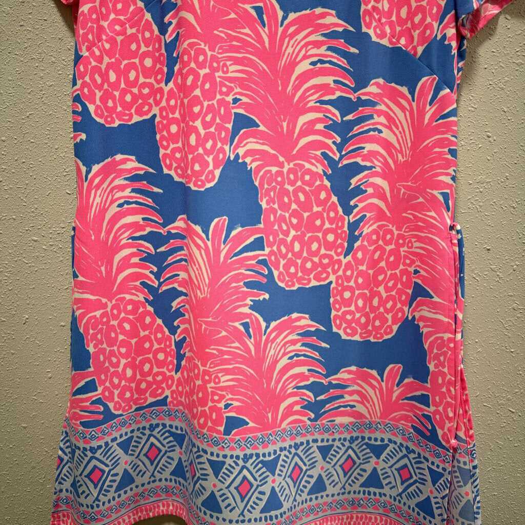 LILLY PULITZER,women,Dresses,LP ROMPER ,BLU/PINK,6