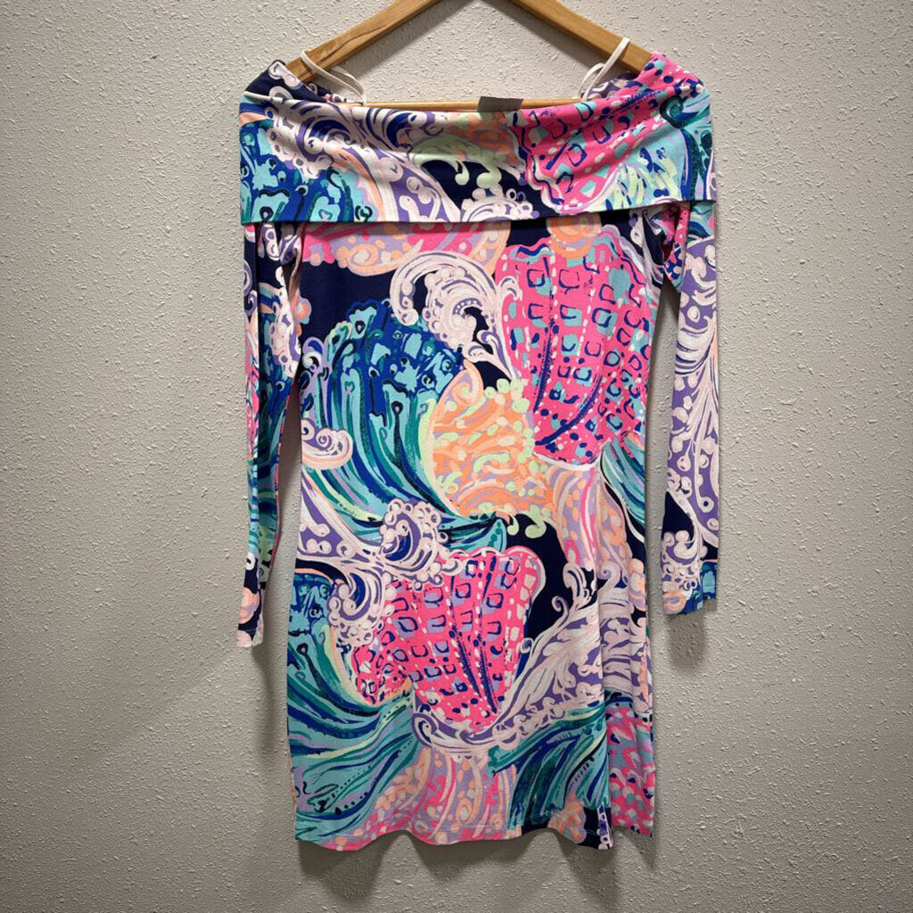 LILLY PULITZER,women,Dresses,LP OFFSHOULDER ,MULTI,XS