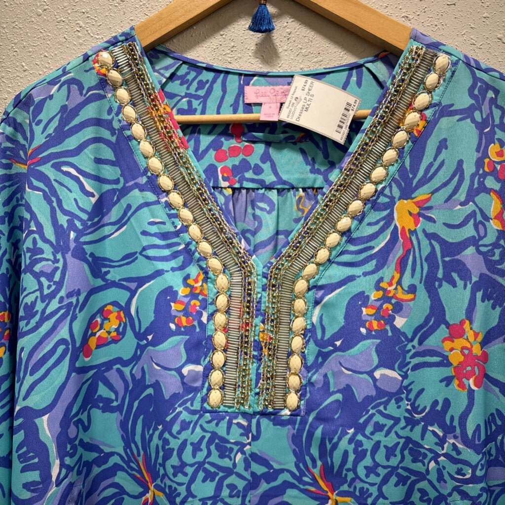 LILLY PULITZER,women,Dresses,LP SHEER ,MULTI,S