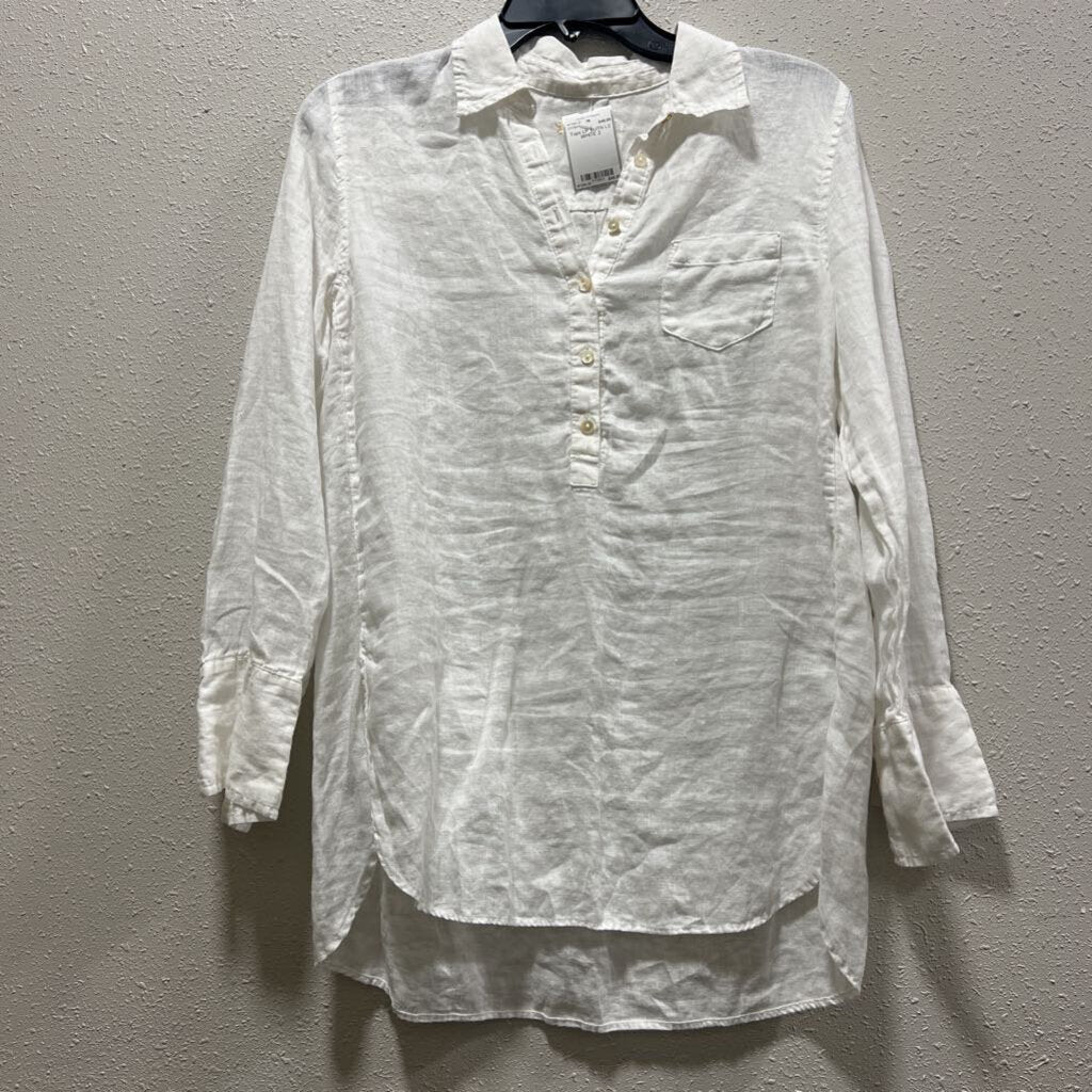 LILLY PULITZER,women,Tops,LP BUTN LS,WHITE,2