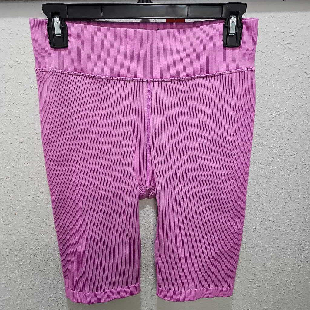 CALVIN KLEIN,CK BIKER SHORT,PURPLE,L