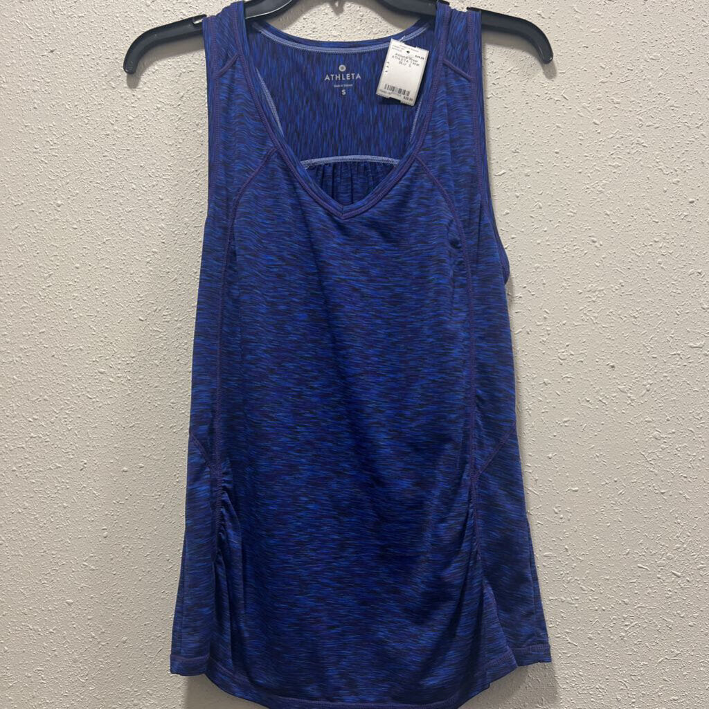 ATHLETA,ATHLETIC TANK TOP ,BLU ,S