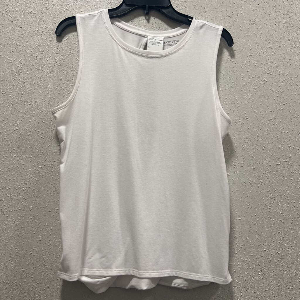 ATHLETA,ATHLETA TANK TOP ,WHITE ,M