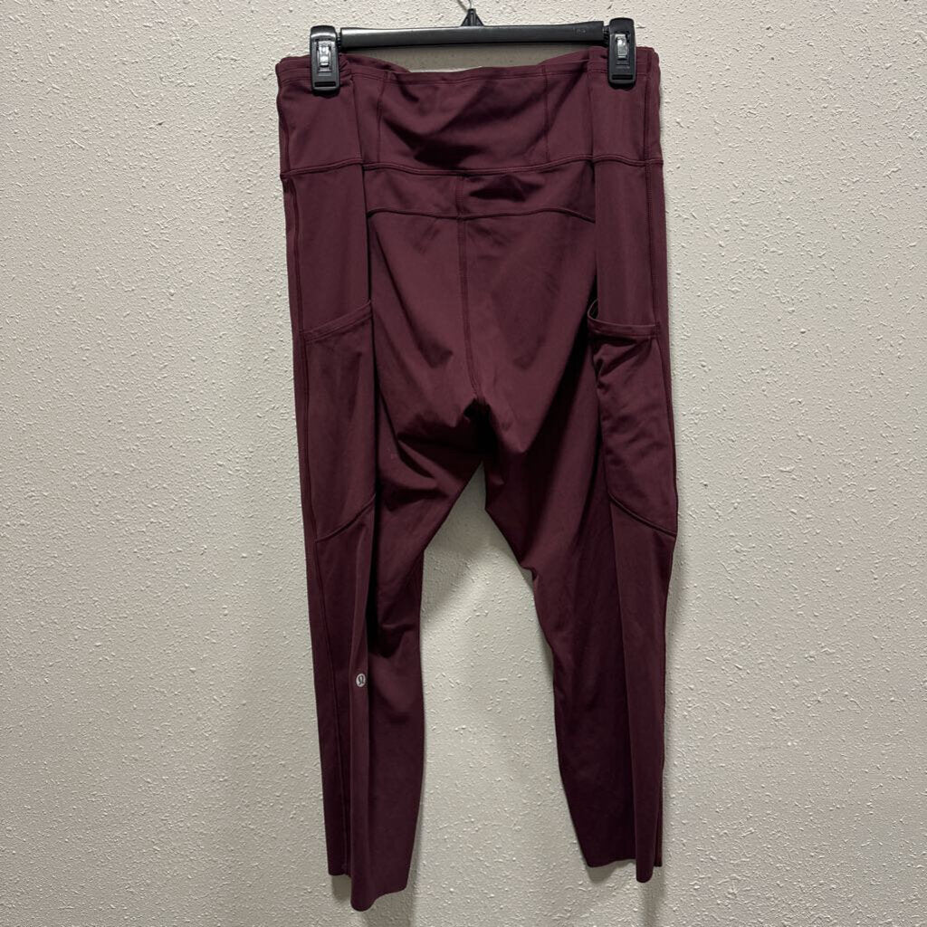 LULULEMON,women,Athletic Wear ,LULU LEGGING,MAROON,20